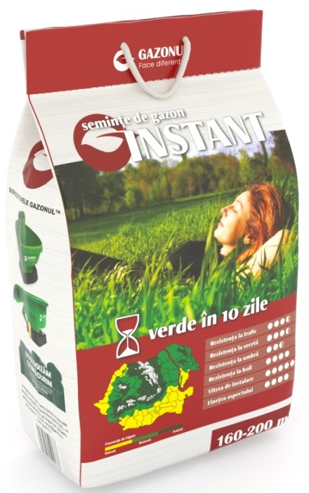 Semințe gazon instant 4 kg Gazonul